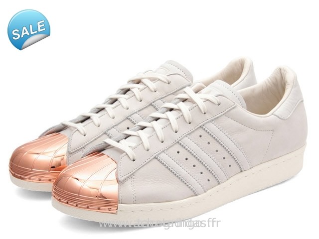 adidas superstar femme blanche or